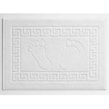 Коврик махровый 50x70 Venuce Ножки Белый 700