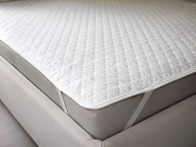 Наматрацник 160x200 Ecotton Бязь Білий 20-0256