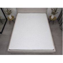 Mattress pad 120x200 Ecotton Beige White 20-0256