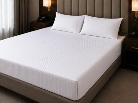 Простирадло 150x220 Ecotton Страйп-сатин 1x1 см