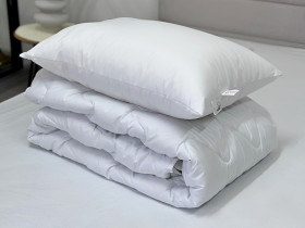 Ковдра півтораспальна 150x210 Ecotton Силікон 200 Полісатин