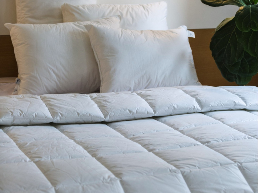 Ковдра Євро 200x220 Ecotton Тік Білий