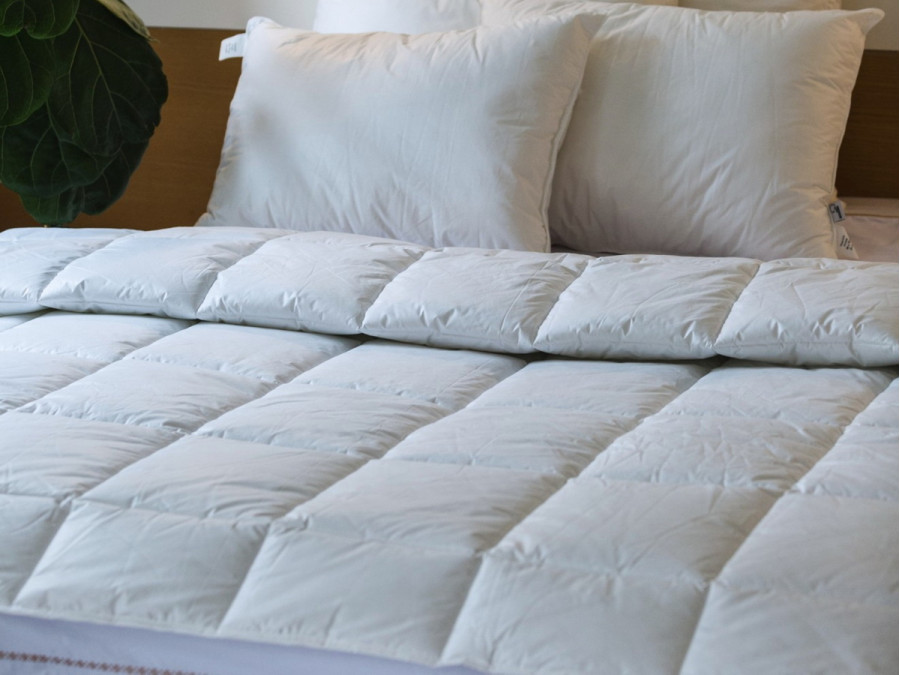 Ковдра Євро 200x220 Ecotton Тік Білий