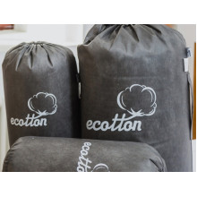 Double blanket 180x210 Ecotton Teak White