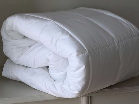 Ковдра Євро 200x220 Ecotton Тік Білий