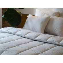 Blanket Euro 200x220 Ecotton Teak White