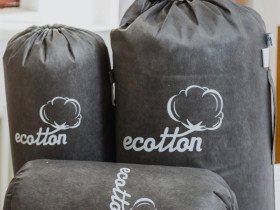 Ковдра двоспальна 180x210 Ecotton Тік Білий