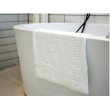 Коврик махровый 50x70 Ecotton Ножки Белый 650