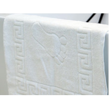 Коврик махровый 50x70 Ecotton Ножки Белый 650