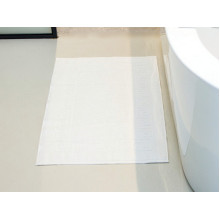 Коврик махровый 50x70 Ecotton Ножки Белый 650
