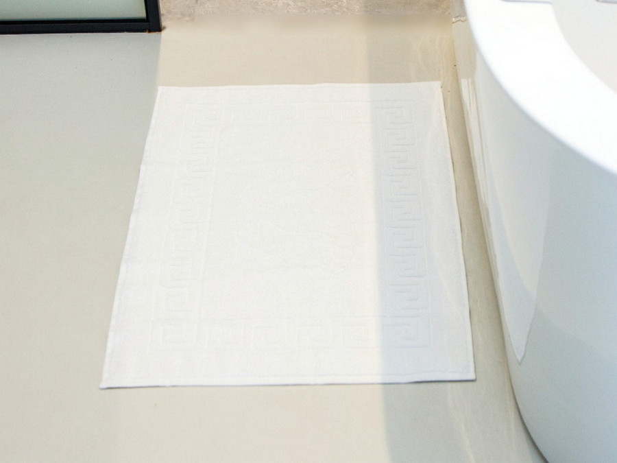 Коврик махровый 50x70 Ecotton Ножки Белый 650