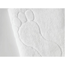 Коврик махровый 50x70 Ecotton Ножки Белый 650
