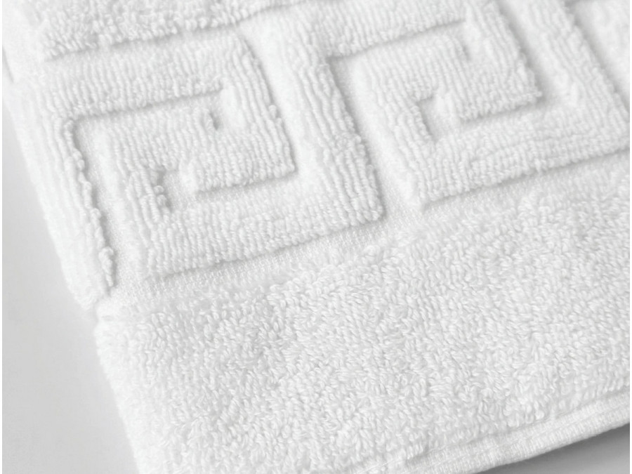 Коврик махровый 50x70 Ecotton Ножки Белый 650