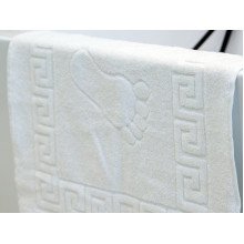 Коврик махровый 50x70 Ecotton Ножки Белый 650