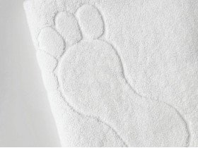 Terry mat 50x70 Ecotton Legs White 650