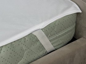 Наматрацник 180x200 Aqua-stop Полісатин резинка по кутах