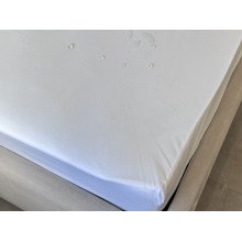 Наматрасник 160x200 Aqua-stop Полисатин с бортом по периметру
