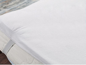 Наматрацник 90x200 Ecotton Aqua-stop Махрова тканина резинка по кутах