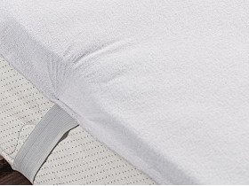 Наматрацник 90x200 Ecotton Aqua-stop Махрова тканина резинка по кутах