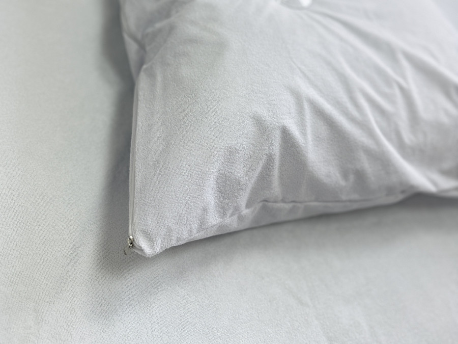 Наматрацник 180x200 Ecotton Aqua-stop Махрова тканина з бортом по периметру