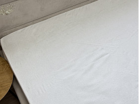 Наматрацник 90x200 Ecotton Aqua-stop Махрова тканина з бортом по периметру