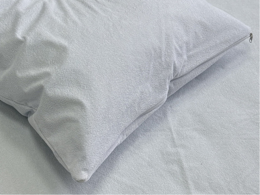 Наматрацник 160x200 Ecotton Aqua-stop Махрова тканина з бортом по периметру