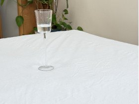 Наматрацник 200x200 Ecotton Aqua-stop Махрова тканина з бортом по периметру