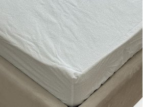 Наматрацник 180x200 Ecotton Aqua-stop Махрова тканина з бортом по периметру
