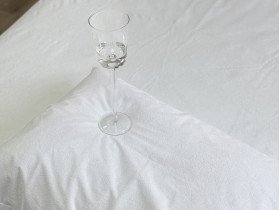 Наматрацник 180x200 Ecotton Aqua-stop Махрова тканина з бортом по периметру