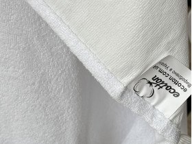 Наматрацник 120x200 Ecotton Aqua-stop Махрова тканина з бортом по периметру