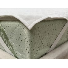 Mattress pad 160x200 Ecotton Aqua-stop Jacquard elastic on the corners