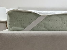 Наматрацник 200x200 Ecotton Aqua-stop Жакард резинка по кутах