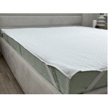 Mattress pad 160x200 Ecotton Aqua-stop Jacquard elastic on the corners