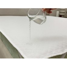Mattress pad 160x200 Ecotton Aqua-stop Jacquard elastic on the corners