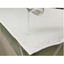 Mattress pad 140x200 Ecotton Aqua-stop Jacquard elastic on the corners