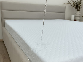 Наматрацник 160x200 Ecotton Aqua-stop Жаккард з бортом по периметру