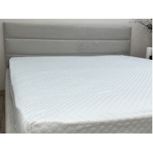 Mattress cover 120x200 Ecotton Aqua-stop Jacquard with border around the perimeter