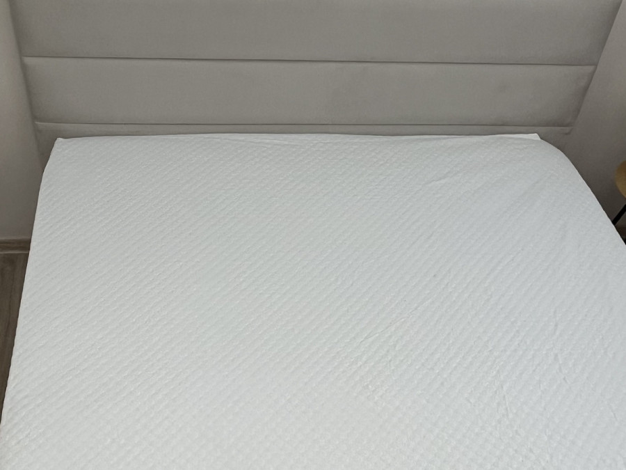 Mattress pad 60x120 Ecotton Aqua-stop Jacquard with border around the perimeter
