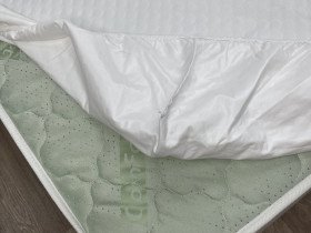 Наматрацник 160x200 Ecotton Aqua-stop Жаккард з бортом по периметру