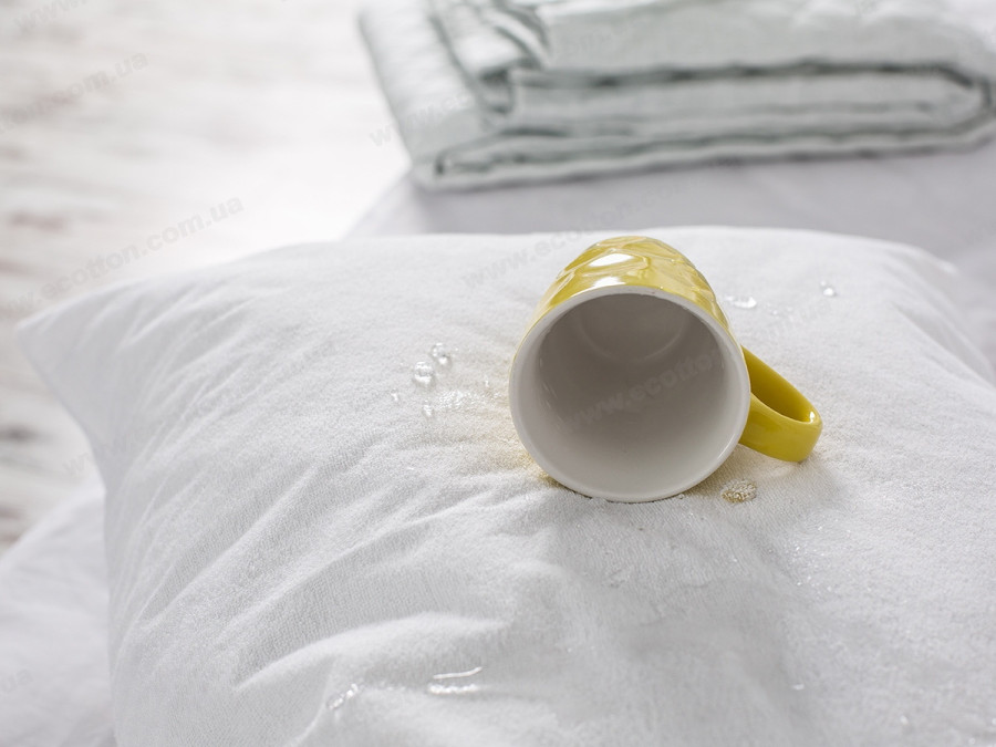 Наволочка 70x70 Ecotton Aqua-stop Махрова тканина на блискавці