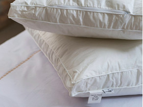 Подушка 50x70 Ecotton Тік Білий з бортом