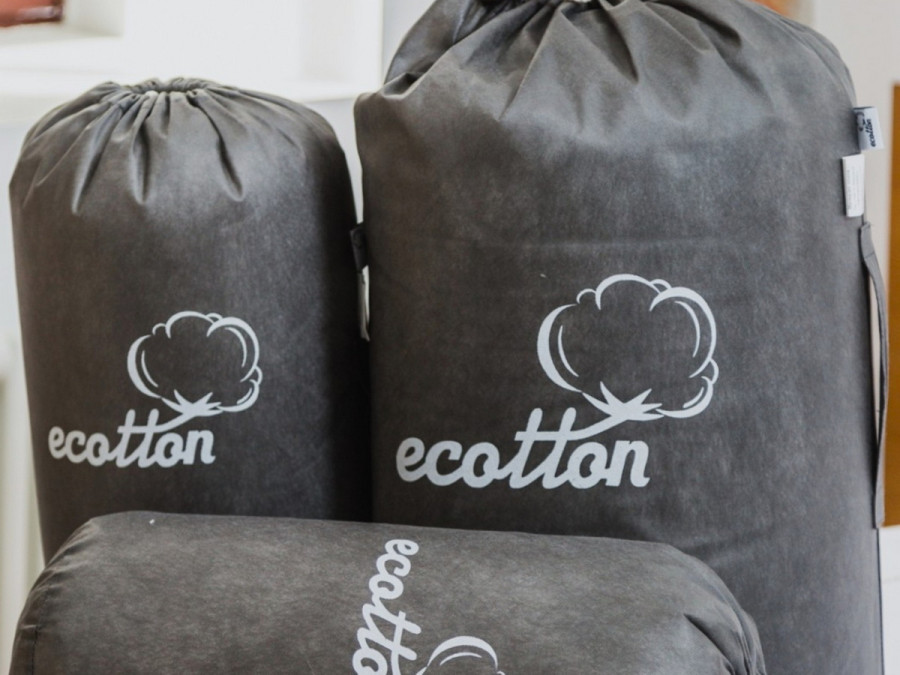 Подушка 50x70 Ecotton Тік Білий з бортом