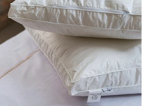 Подушка 50x70 Ecotton Тік Білий з бортом