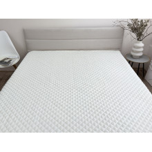 Bedspread 220x240 Ecotton Polysatin Cream White