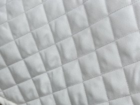 Bedspread 200x220 Ecotton Polysatin Cream White