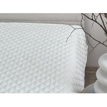 Покрывало 220x240 Ecotton Полисатин Cream White