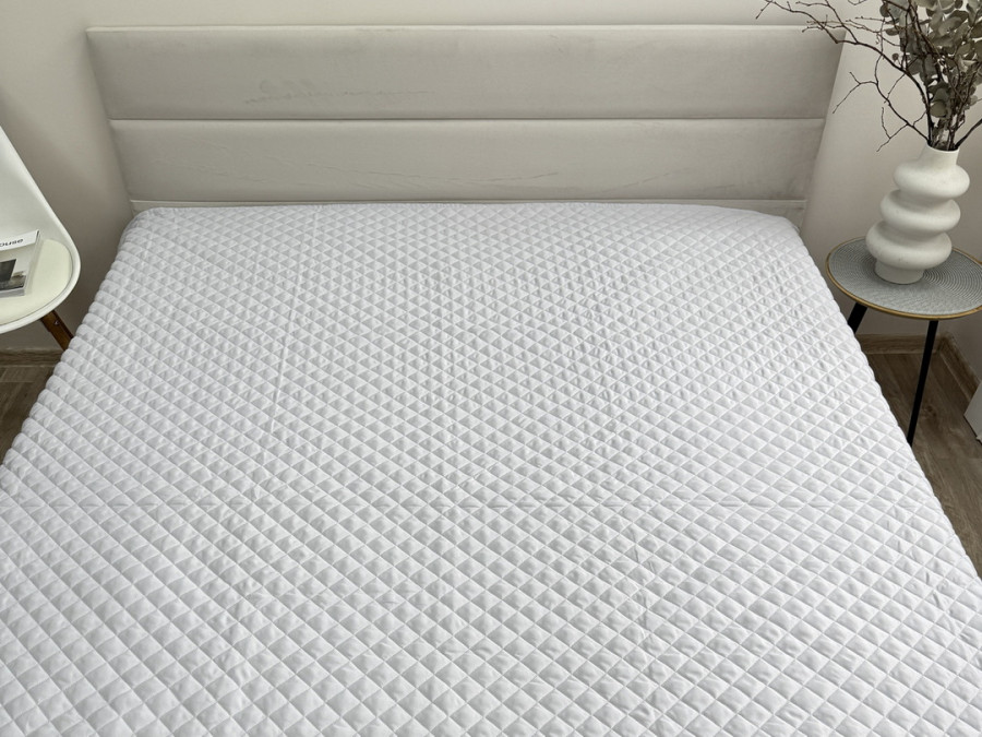 Покривало 200x220 Ecotton Полісатин Light Grey