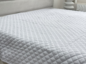 Покривало 220x240 Ecotton Полісатин Light Grey