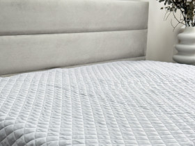 Покривало 220x240 Ecotton Полісатин Light Grey
