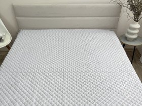Bedspread 200x220 Ecotton Polysatin Light Grey
